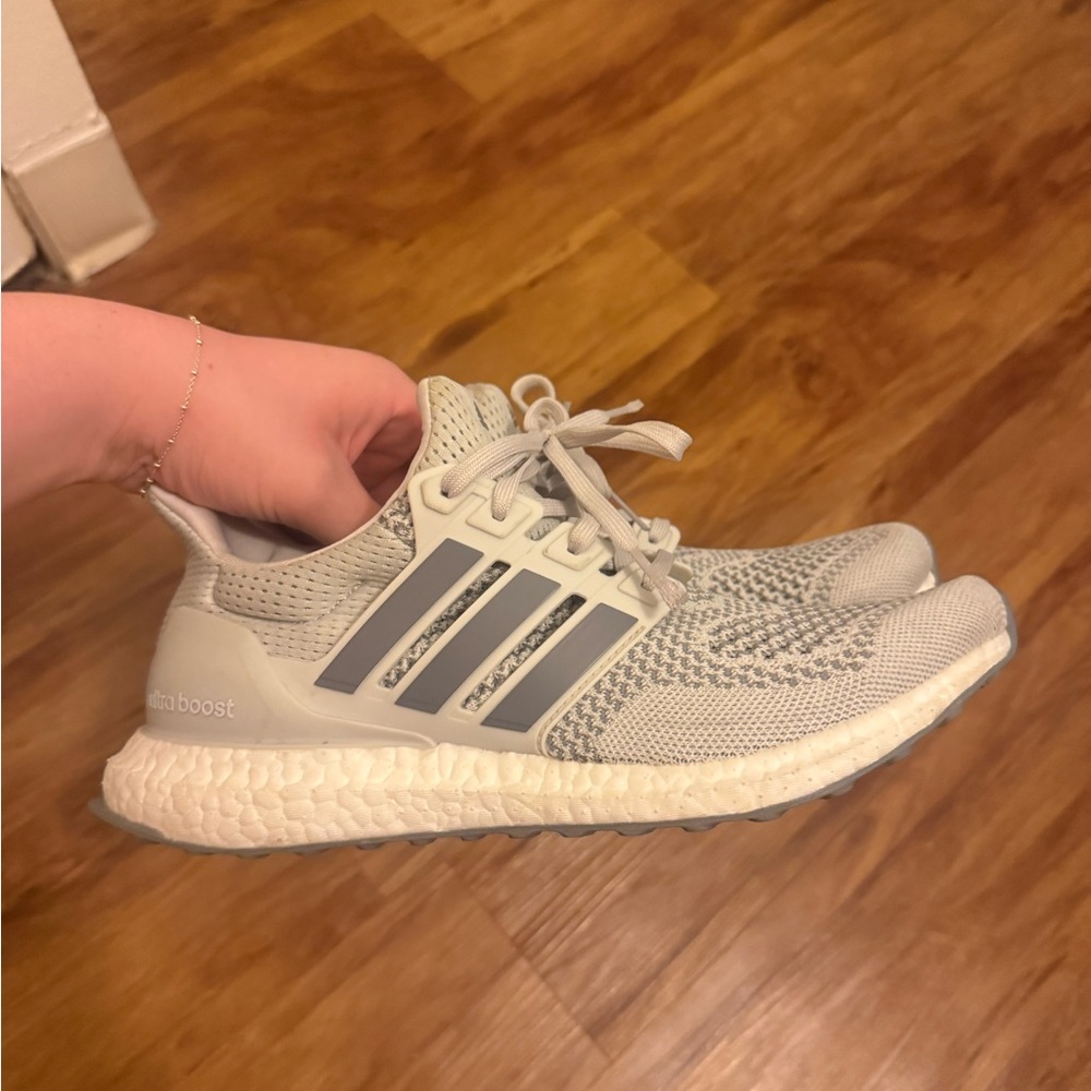 Adidas Ultra Boost Light Gray Running Shoes